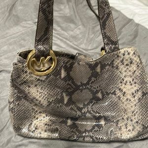 Michael Kors Snakeskin Shoulder Bag